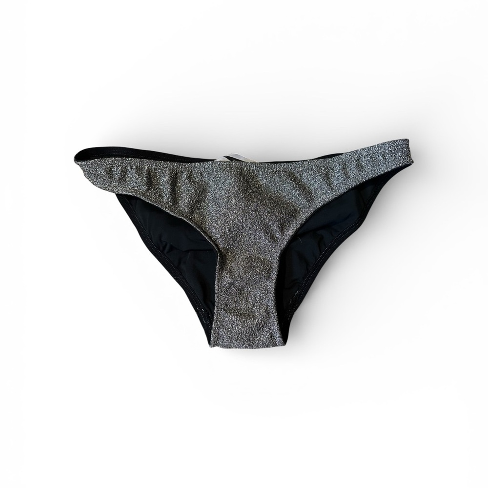 Prism Swim metallic grey bikini bottoms